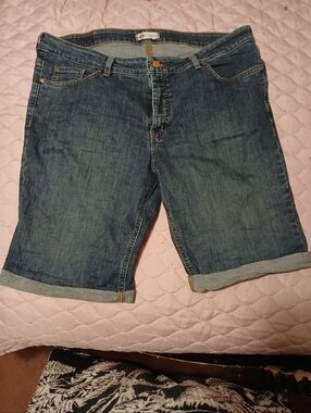 Dickies Men's Blue Denim Knee-Length Shorts